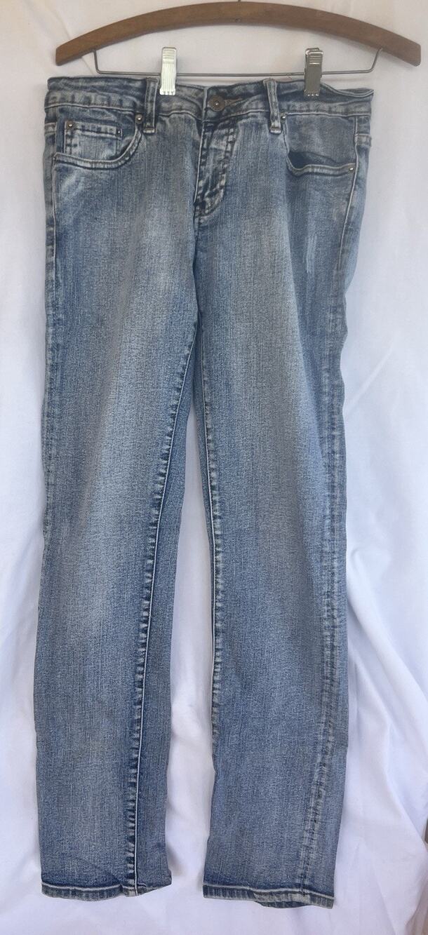 Pepe Jeans Womens Skinny Fit Slim Leg Denim Stretch Regular Waist Blue Size W28